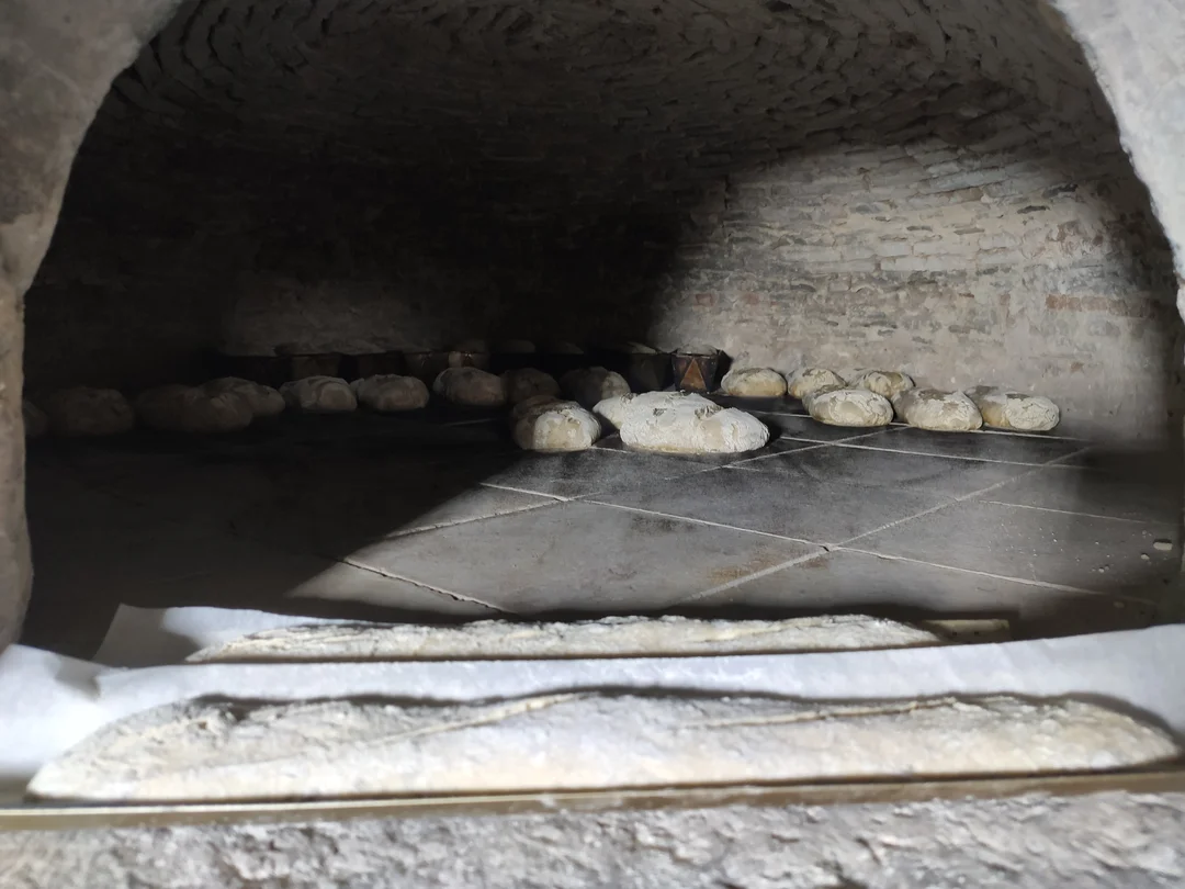 Chauffe du four à bois traditionnel